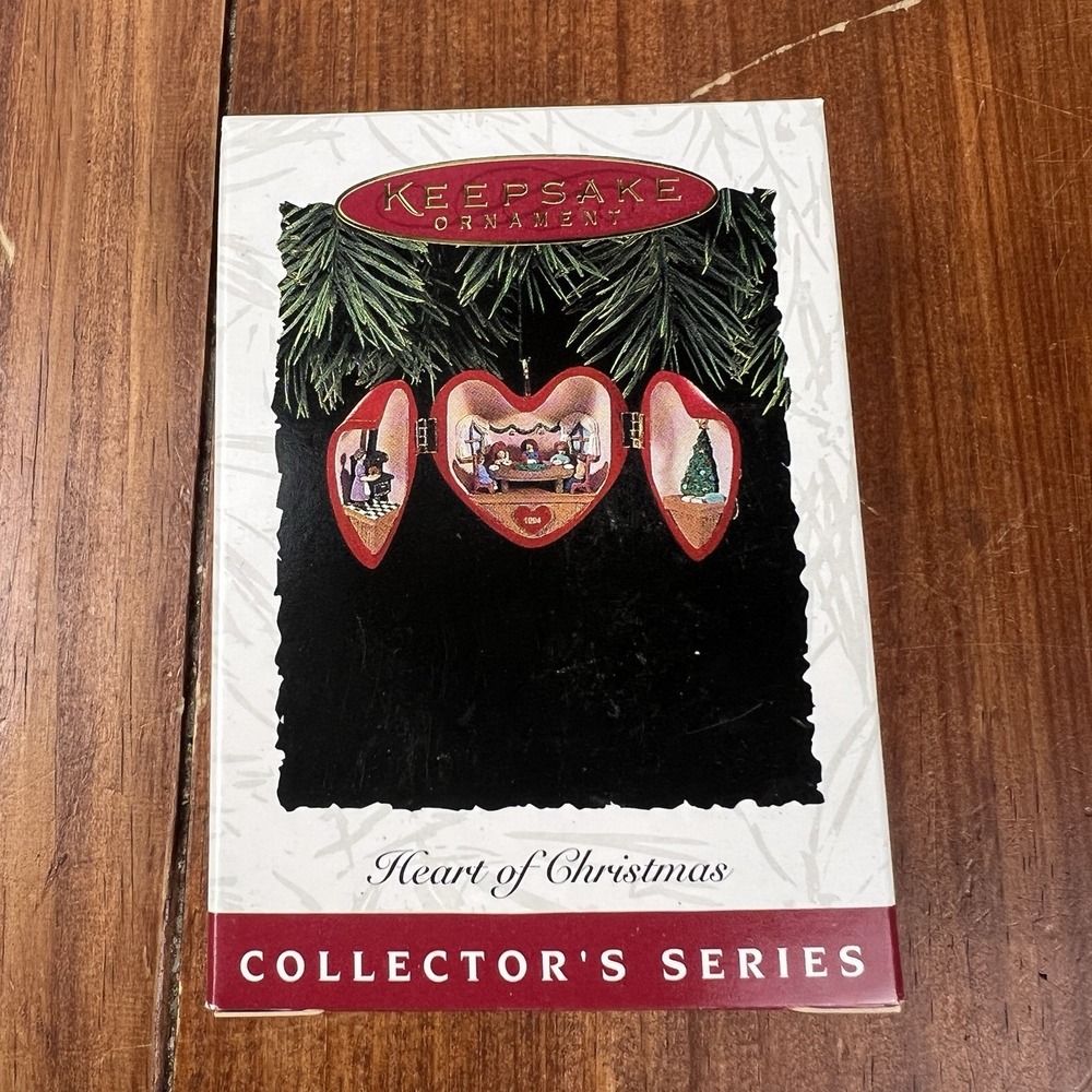 Vintage 1994 Hallmark Keepsake Heart of Christmas #5 Final Series Ornament